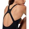 image:imageSpeedo Womens Swimsuit One Piece Powerflex Ultraback SolidOmbre BlackGrey