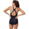image:imageSpeedo Womens Swimsuit One Piece Powerflex Ultraback SolidPalm Ombre Arctic Glass