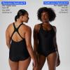 image:imageSpeedo Womens Swimsuit One Piece Powerflex Ultraback SolidSpeedo Blue