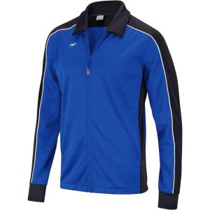 image:imageSpeedo Womens Jacket Full Zip Collard Streamline Team Warm UpBlackSapphire