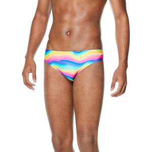image:imageSpeedo Mens Swimsuit Brief Endurance The OneRainbow Wave