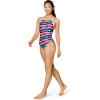 image:imageSpeedo Womens Swimsuit One Piece Endurance The One Printed Team ColorsRad whiteblue