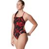 image:imageSpeedo Womens Swimsuit One Piece Endurance The One Printed Team ColorsReflected Speedo Red