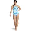 image:imageSpeedo Womens Swimsuit One Piece Endurance Turnz Tie Back PrintedHigh Neck Multi