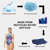 image:imageSpeedo Womens Swimsuit One Piece Endurance Turnz Tie Back PrintedHigh Neck Ombre Palm