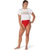 image:imageSpeedo womens Tshirt Short Sleeve Crew Neck Vintage Crop2023 Pride White