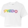 image:imageSpeedo womens Tshirt Short Sleeve Crew Neck Vintage Crop2022 Pride White