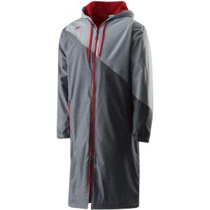 image:imageSpeedo Unisex Adult Parka Jacket Fleece Lined Team ColorsRedGrey