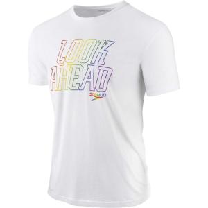 image:imageSpeedo Unisex Adult Tshirt Short Sleeve Crew Neck Pride GraphicPride Multi White