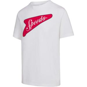 image:imageSpeedo UnisexAdult Tshirt Short Sleeve Crew Neck VintageBondi Boom White