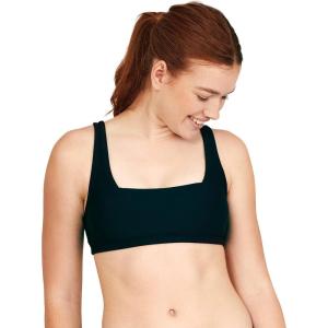 image:imageSpeedo Womens Swimsuit Bikini Top Adjustable Square NeckBikini TopSolid Speedo Black