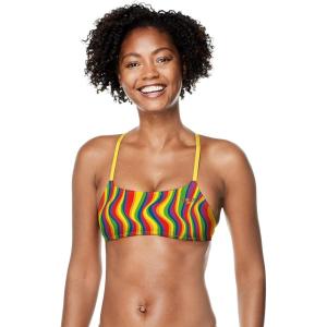 image:imageSpeedo unisexadult Print Strappy TopRainbow Tide