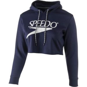 image:imageSpeedo womens Sweatshirt Vintage Cropped HoodieSpeedo Navy