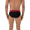 image:imageSpeedo Mens Poly Mesh Square Leg SwimsuitBlackMaroon Splice