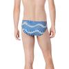 image:imageSpeedo Mens Poly Mesh Square Leg SwimsuitWave Lore Blue