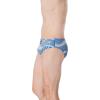 image:imageSpeedo Mens Poly Mesh Square Leg SwimsuitWave Lore Blue