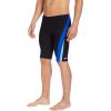 image:imageSpeedo Mens Swimsuit Jammer Endurance Splice Team Colors  Manufacturer DiscontinuedBlackBlue Splice