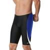 image:imageSpeedo Mens Swimsuit Jammer Endurance Splice Team Colors  Manufacturer DiscontinuedEdge BlackBlue