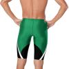 image:imageSpeedo Mens Swimsuit Jammer Endurance Splice Team Colors  Manufacturer DiscontinuedEdge BlackGreen
