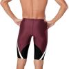image:imageSpeedo Mens Swimsuit Jammer Endurance Splice Team Colors  Manufacturer DiscontinuedEdge BlackMaroon