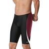 image:imageSpeedo Mens Swimsuit Jammer Endurance Splice Team Colors  Manufacturer DiscontinuedEdge BlackMaroon