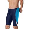 image:imageSpeedo Mens Swimsuit Jammer Endurance Splice Team Colors  Manufacturer DiscontinuedEdge NavyLight Blue