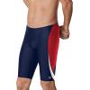 image:imageSpeedo Mens Swimsuit Jammer Endurance Splice Team Colors  Manufacturer DiscontinuedEdge NavyRed