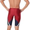 image:imageSpeedo Mens Swimsuit Jammer Endurance Splice Team Colors  Manufacturer DiscontinuedEdge NavyRed