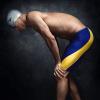 image:imageSpeedo Mens Swimsuit Jammer Endurance Splice Team Colors  Manufacturer DiscontinuedNavyRed Spark