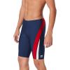 image:imageSpeedo Mens Swimsuit Jammer Endurance Splice Team Colors  Manufacturer DiscontinuedNavyRedWhite Splice
