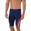 image:imageSpeedo Mens Swimsuit Jammer Endurance Splice Team Colors  Manufacturer DiscontinuedNavyRedWhite Splice