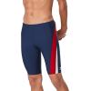 image:imageSpeedo Mens Swimsuit Jammer Endurance Splice Team Colors  Manufacturer DiscontinuedNavyRedWhite Splice