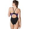 image:imageSpeedo Womens Swimsuit One Piece PowerFlex Flyback Solid Adult Team ColorsBlackPurple