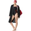 image:imageSpeedo Womens Swimsuit One Piece PowerFlex Flyback Solid Adult Team ColorsBlackRed