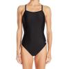 image:imageSpeedo Womens Swimsuit One Piece PowerFlex Flyback Solid Adult Team ColorsNew Black
