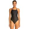 image:imageSpeedo Womens Swimsuit One Piece PowerFlex Flyback Solid Adult Team ColorsNew Black