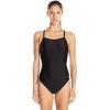 image:imageSpeedo Womens Swimsuit One Piece PowerFlex Flyback Solid Adult Team ColorsNew Black