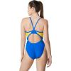 image:imageSpeedo Womens Swimsuit One Piece PowerFlex Flyback Solid Adult Team ColorsSapphireGold