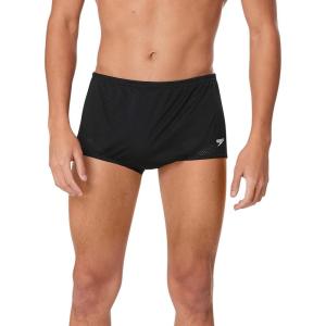 image:imageSpeedo Mens Poly Mesh Square Leg SwimsuitSpeedo Black