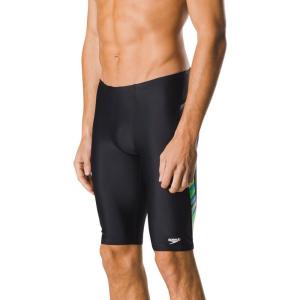 image:imageSpeedo Mens Swimsuit Jammer Powerflex Eco Reigning LightSwimsuitBlueGreen