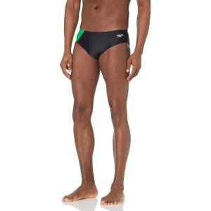 image:imageSpeedo Womens Swimsuit Brief Powerflex Eco Revolve Splice Team ColorsSpeedo Green