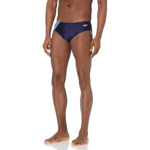 image:imageSpeedo Womens Swimsuit Brief Powerflex Eco Revolve Splice Team ColorsSpeedo Navy