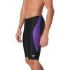 image:imageSpeedo Mens Swimsuit Jammer Powerflex Eco Revolve Splice Team ColorsBlackPurple
