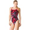 image:imageSpeedo Woemns Swimsuit One Piece Endurance Flyback Printed Adult Team ColorsEnergy Speedo Red