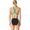 image:imageSpeedo Womens Swimsuit One Piece Endurance Super Pro Color Block Adult Team ColorsBlackGreen