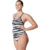 image:imageSpeedo Womens Swimsuit One Piece ProLT Cross Back Printed Adult Team ColorsContort Speedo BlackWhite