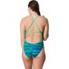 image:imageSpeedo Womens Swimsuit One Piece ProLT Cross Back Printed Adult Team ColorsContort Speedo BlueGreen