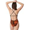 image:imageSpeedo Womens Swimsuit One Piece ProLT Cross Back Printed Adult Team ColorsFusion Speedo Orange