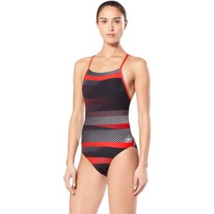 image:imageSpeedo Womens Swimsuit One Piece ProLT Cross Back Printed Adult Team ColorsThe Fast Way Speedo Red