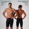 image:imageSpeedo Mens Swimsuit Jammer Prolt SolidSpeedo Black
